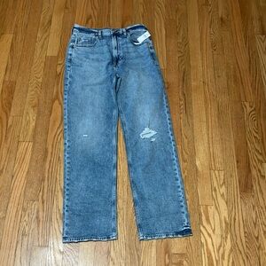 NWT GAP Blue 90s Loose High Rise in size 28 or 6R